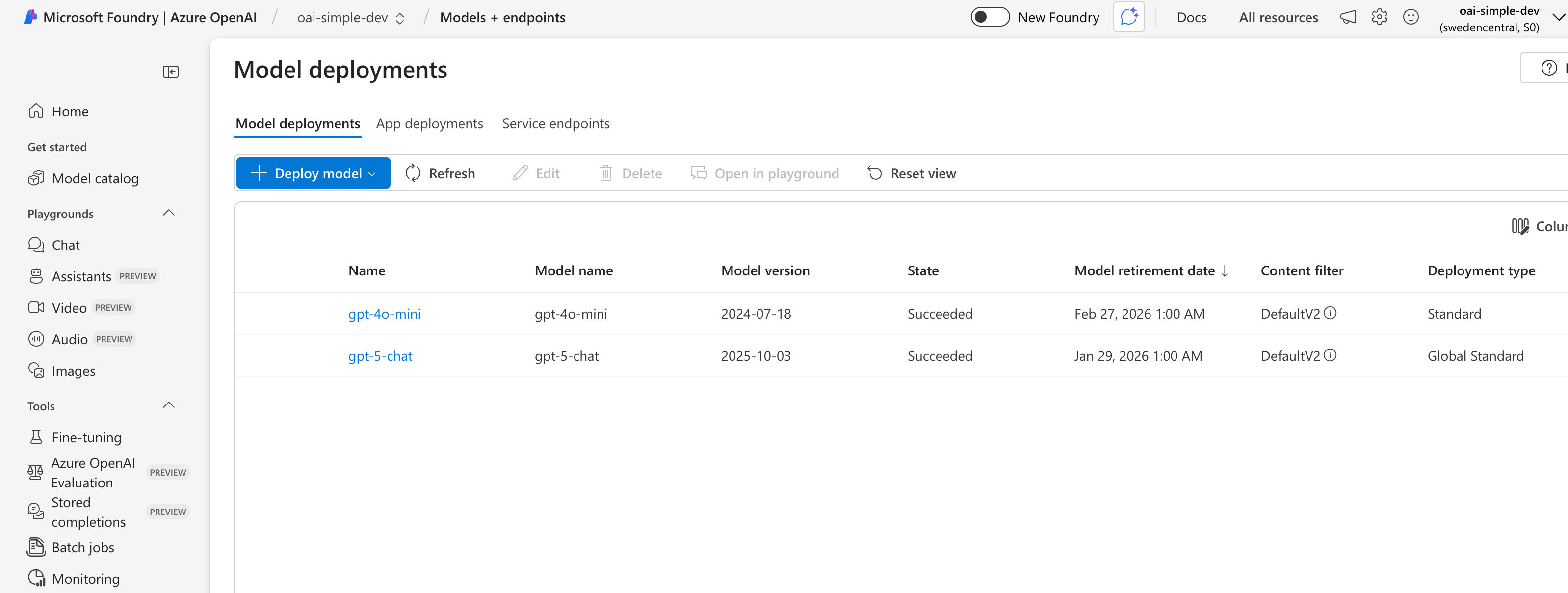 Azure AI Foundry